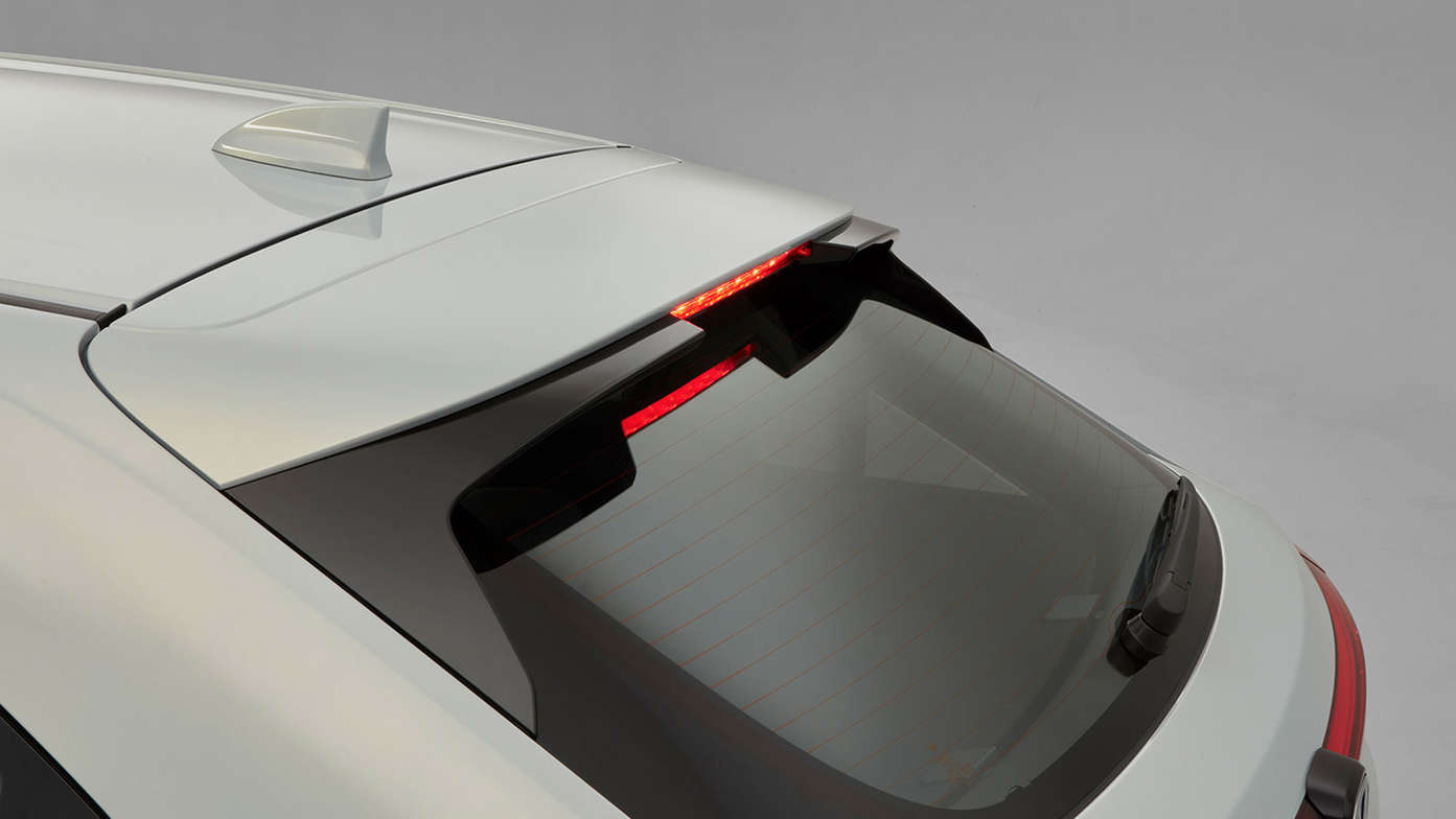 Honda HR-V Hybrid, Dachspoiler-Erweiterung