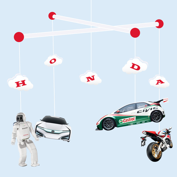 Produktsortiment von Honda.