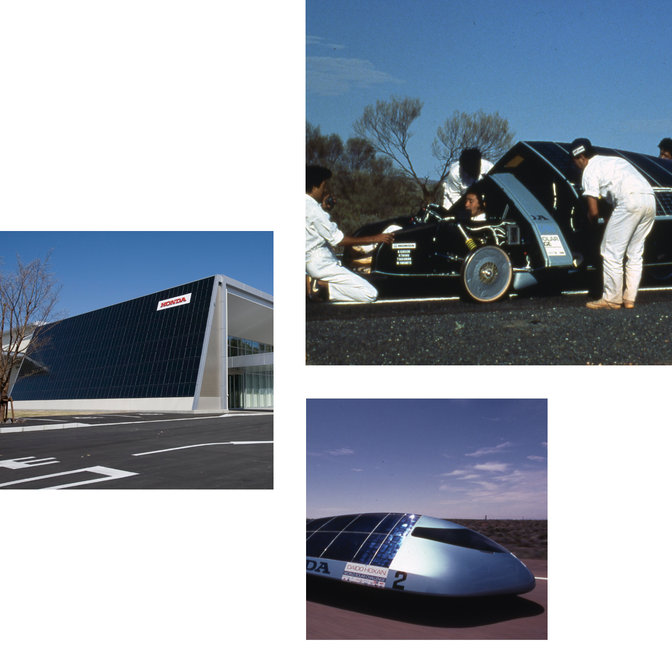Bilder der World Solar Challenge.