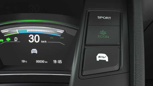 Taste für den EV-Fahrmodus