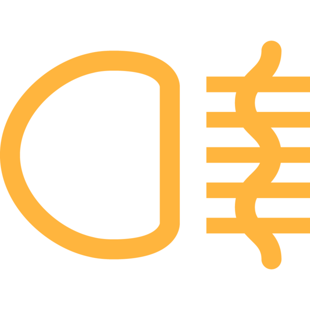 Symbol für die Nebelschlussleuchte