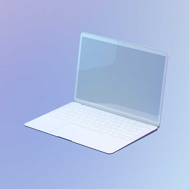 Digitale Darstellung eines Laptops