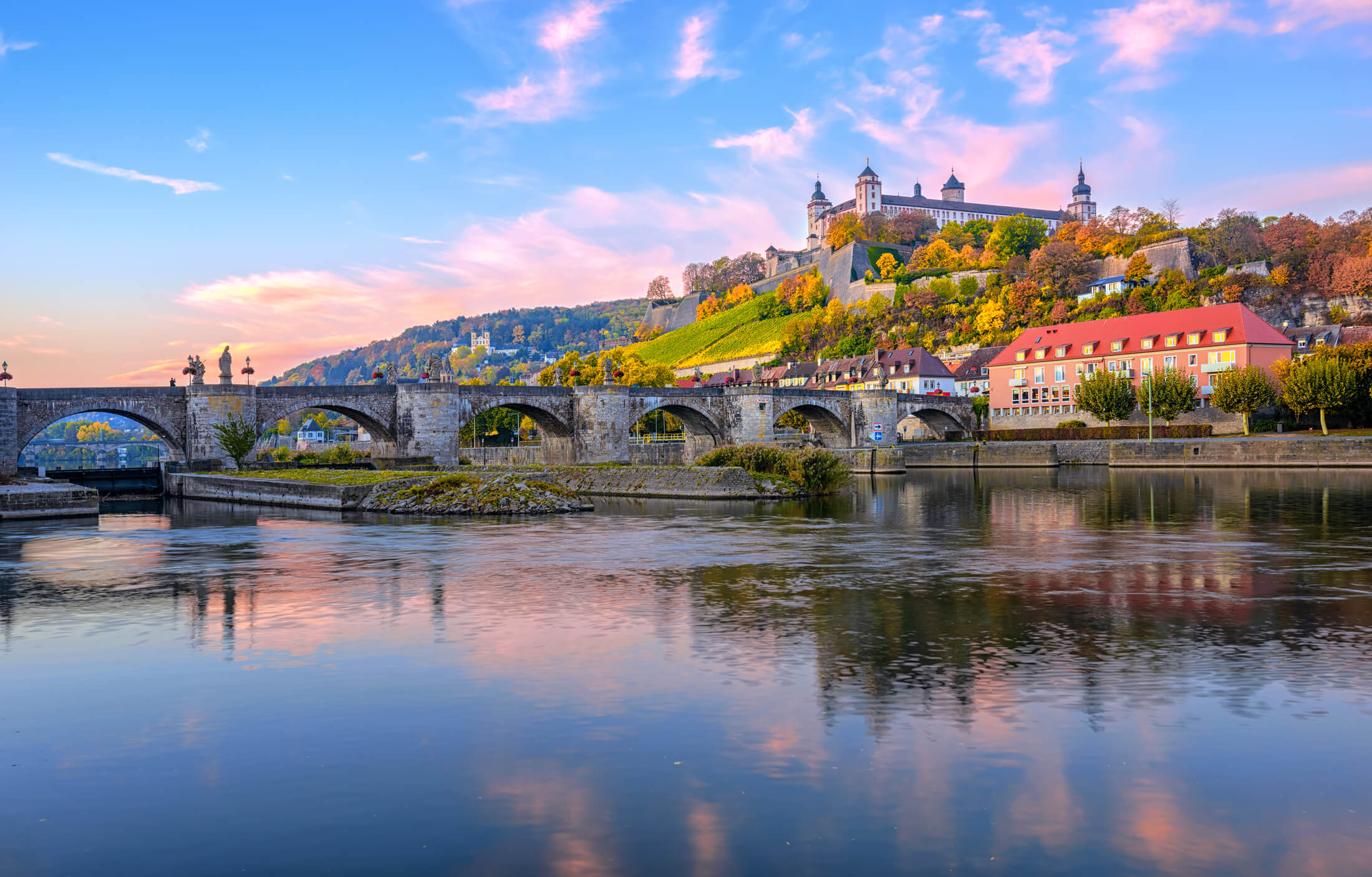 Festung Marienberg in Würzburg, Deutschland