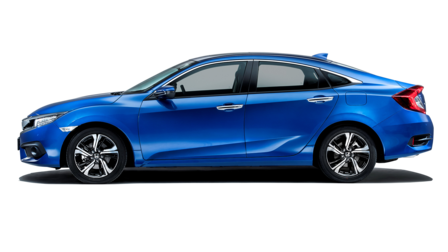 Honda Civic Limousine, Seitenansicht.