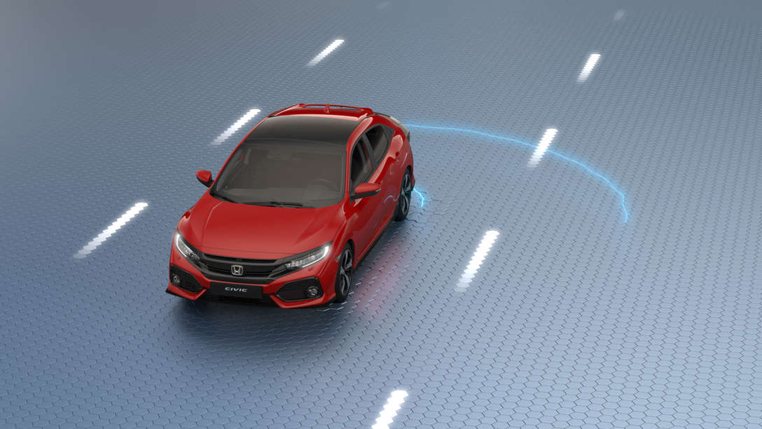 Virtuelle Testfahrt mit dem Honda Civic.