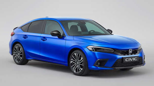 Honda Civic e:HEV with carbon style pack.