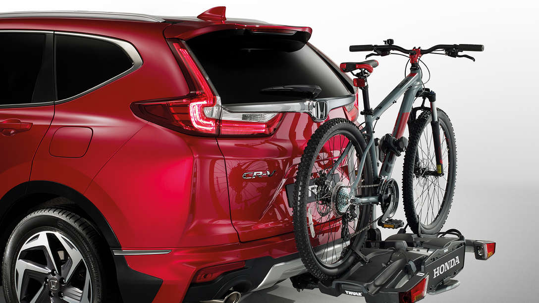 Rückansicht der Zubehörpakete des Honda CR-V.