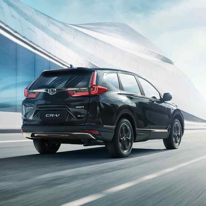 Honda CR-V Hybrid Sportline, 3/4-Heckansicht