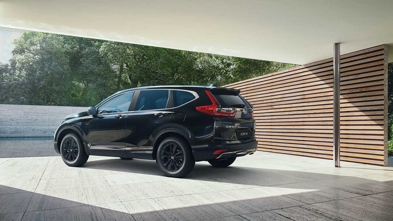 Honda CR-V mit schwarzen Chromverkleidungen und -leisten