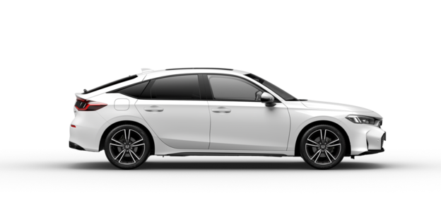 Honda Civic Hybrid front facing three quarter