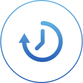 Blaues Symbol: Schnellladen
