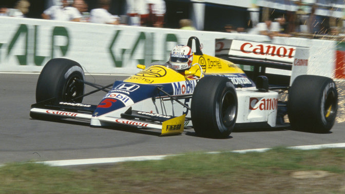 Keke Rosberg gewann den Großen Preis von Dallas in den USA in einem Williams-Rennwagen mit Honda Motor.