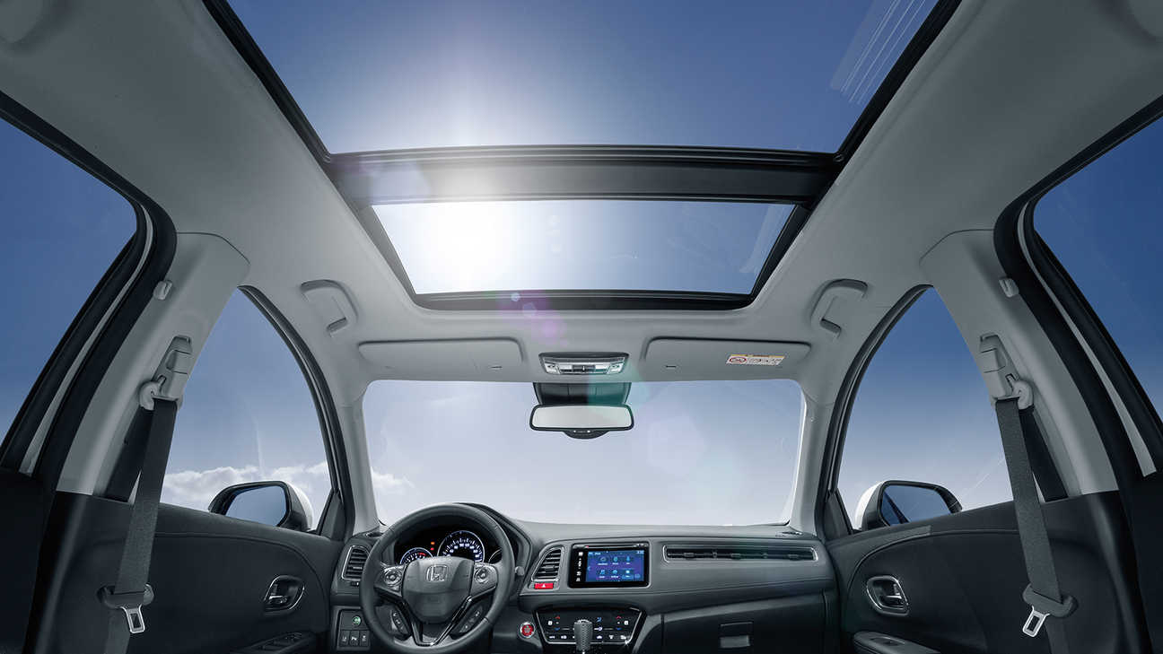 Innenraum und Beleuchtung des Honda HR-V.