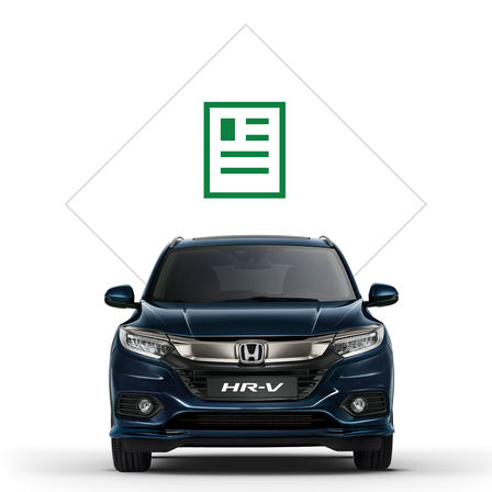 Honda HR-V – Darstellung in der Broschüre