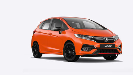Dreiviertelvorderansicht Honda Jazz.