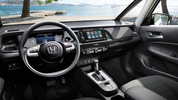 Nahaufnahme des Honda CONNECT-Touchscreens