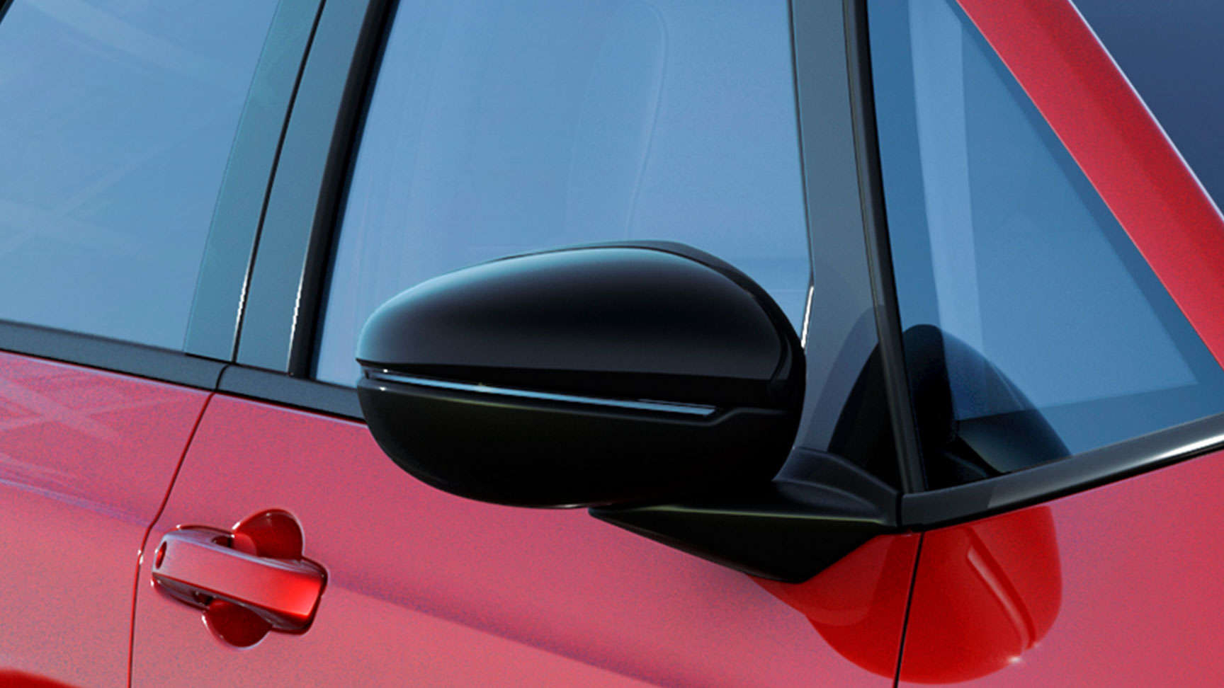 Spiegelabdeckungen in Crystal Black Pearl