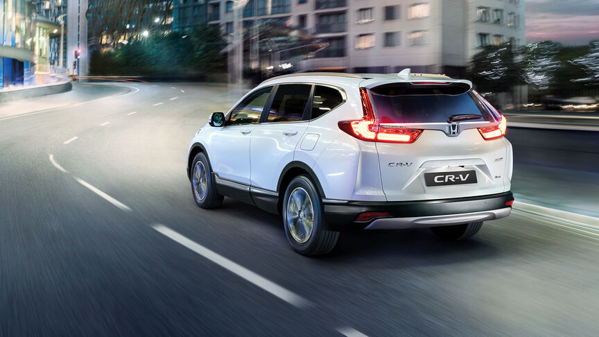 Frontansicht Honda HR-V auf Landstraße