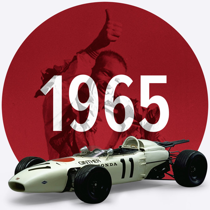 Dreiviertel-Vorderansicht des Honda RA273.