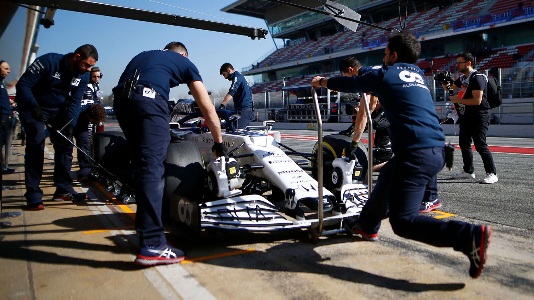 Rennwagen mit dem Scuderia Toro Ross-Team.