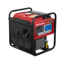 3/4-Studiofoto des Generators der Serie EM 30 Specialist von Honda mit offener Bauform 