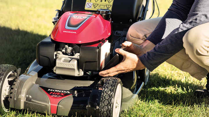 ubersicht hrx rasenmaher garten honda