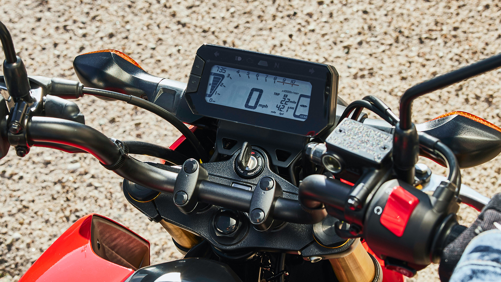 Honda CRF300L- und CRF300 Rally-Motorrad.