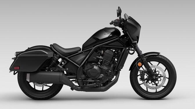 Honda CMX1100 Seitenansicht, Studioaufnahme