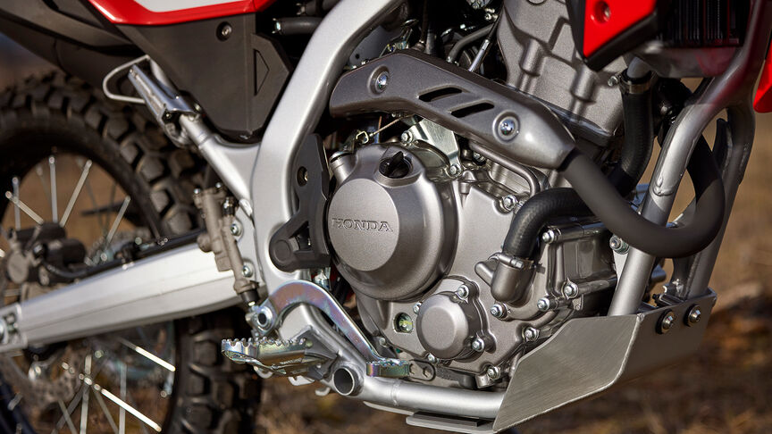 Honda CRF300L- und CRF300 Rally-Motorrad.