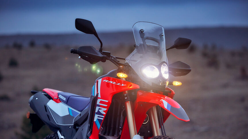 Honda CRF300L- und CRF300 Rally-Motorrad.