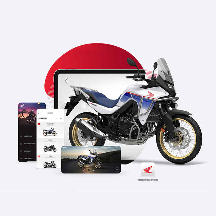 Honda Motorcycles Experience-App mit XL750 Transalp