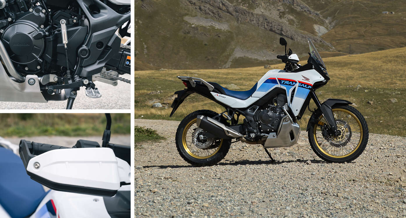 XL750 Transalp mit Rallye-Paket.