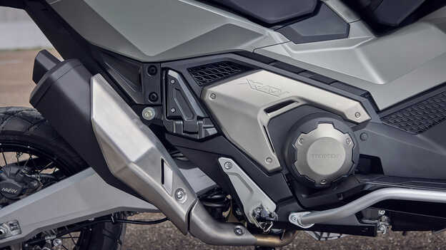 X-ADV Nahaufnahme des Motors.