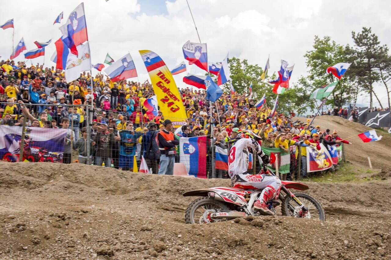 Tim Gajser auf der Piste