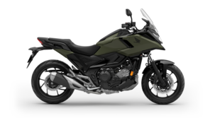 Seitenansicht einer Honda NC750X im Studio