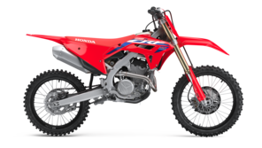 Seitenansicht einer Honda CRF250R im Studio