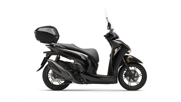 Seitenansicht einer Honda SH350i im Studio