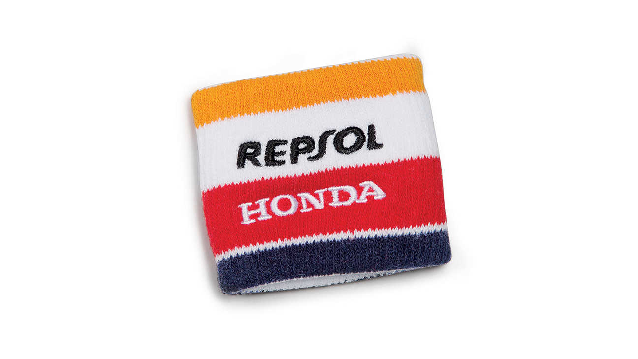 Honda Repsol Armband in Honda MotoGP-Farben mit Repsol Logo.