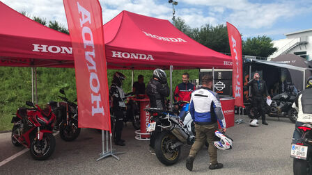 Honda Austria Action camp event with riders