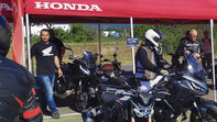 Motorrad Testtage event with riders