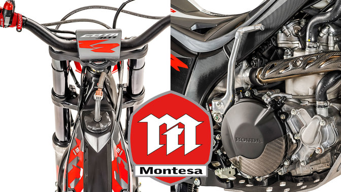 Honda Montesa Cota 4RT 301RR mit Wettbewerbs-Kit.