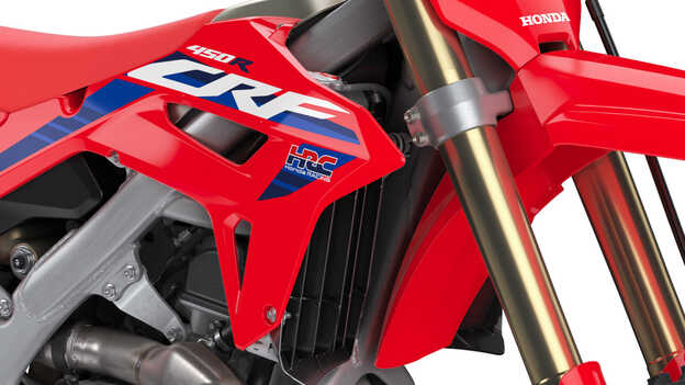 Honda CRF450R - new decals and HRC logo.