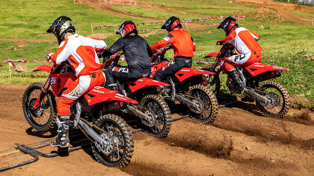 CRF450R, dreistufige HRC Launch Control