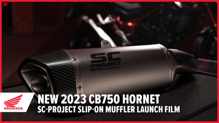 CB750 Hornet SC-Project-Slip-on, Film zur Einführung