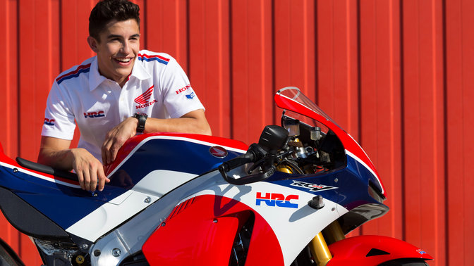 Marc Márquez mit der neuen RC213V-S