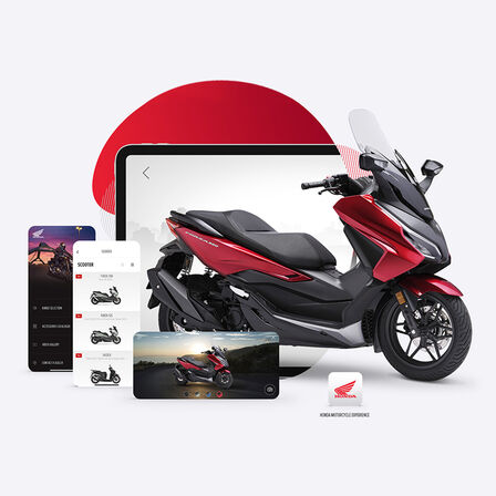 Honda Motorcycles Experience-App mit Forza 350