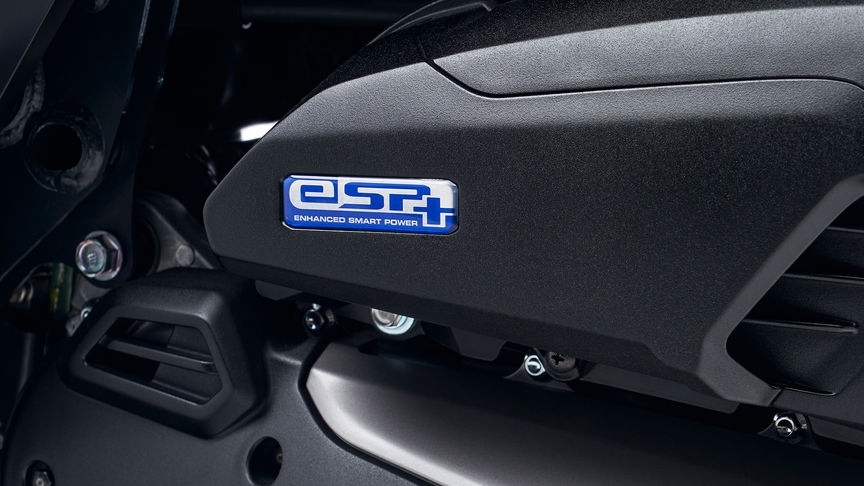 Forza 125, flüssigkeitsgekühlter eSP+-Motor (enhanced Smart Power Plus) mit vier Ventilen 