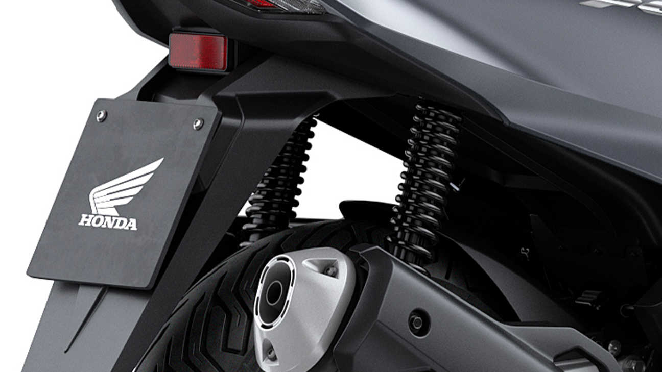 Honda PCX125 – überarbeiteter Rahmen und neu gestaltete Hinterradaufhängung