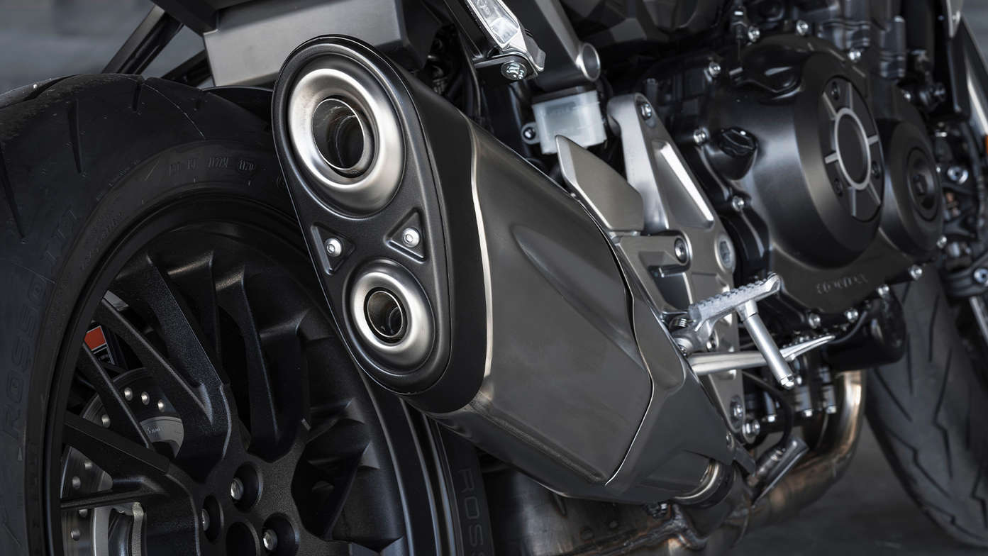 Honda CB1000R, der Sound kommt nicht zu kurz