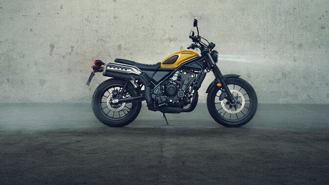 Honda CL500, Nahaufnahme.